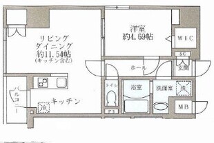 プライムコート蔵前の物件間取画像